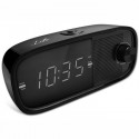 Radio alarm clock with LED display and 0.9" digits.