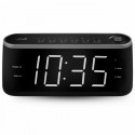 Radio alarm clock with LED display and 1.8" digits.