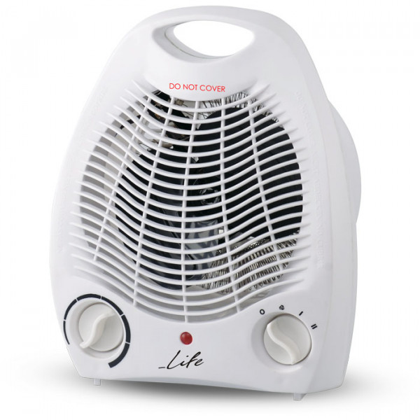 Fan heater, 1000W/2000W.