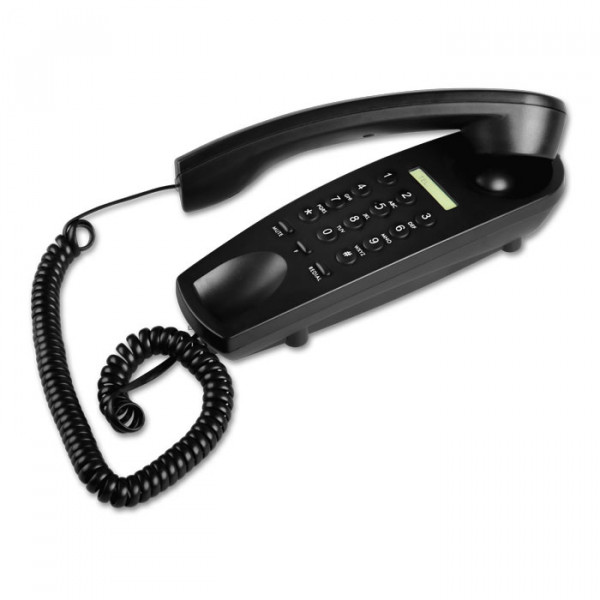 Wired Telephone, wall-mounted or desktop installation.