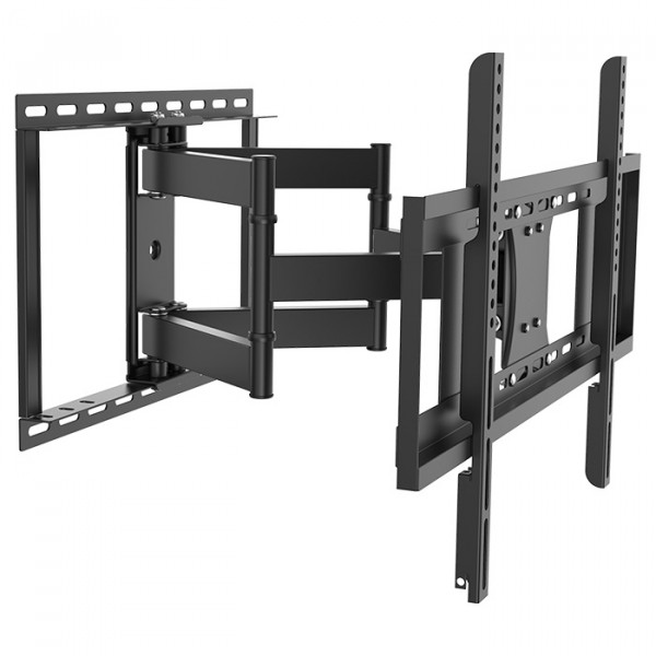 Full motion TV wall mount with two arms, for 42"-75".