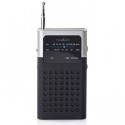 FM Radio, 1.5 W, Black / Grey.