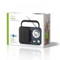 FM Radio, 2.4 W, Black / Grey.