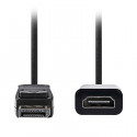 DisplayPort - HDMI Cable, DisplayPort Male - HDMI, ouput, 0.2m.