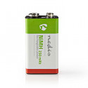 Rechargeable NiMH 9 V battery 250 mAh, 1-blister