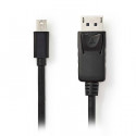 Mini DisplayPort - DisplayPort cable 3m.