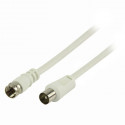 Antenna cable F male - RF male 3m white