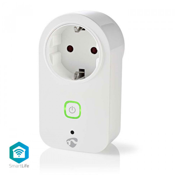 WiFi Smart Plug, Power Monitor, Schuko Type F, 16A.