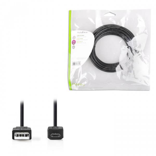 USB 2.0 USB A Male - USB Micro B Male 5m
