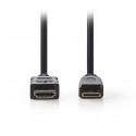 High Speed HDMI, Cable with Ethernet, HDMI Connector - HDMI Mini Connector, 5.0 m.