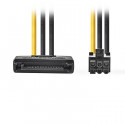 Internal power adapter cable PCI Express female - SATA 15-pin male 0.15 m multicolour.