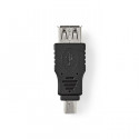 USB 2.0 Adapter Mini 5-Pin Male - A Female Black