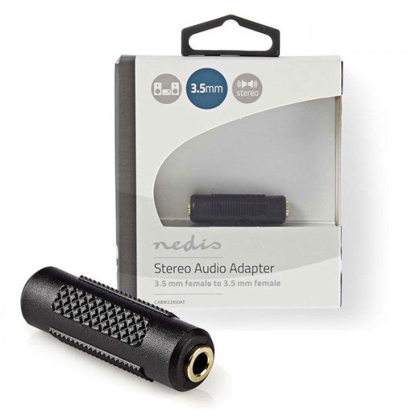 Stereo Audio Adapter 3.5 mm Female - 3.5 mm Female