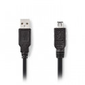 USB 2.0 Cable A Male - Mini 4-pin male 2.0m, black