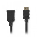 High Speed HDMI Cable with Ethernet, HDMI Connector - HDMI Female 2.0 m, Black