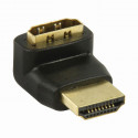 HDMI Adapter-HDMI Connector-HDMI Female 270° Angled Black