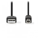 USB 2.0 Cable | A Male - B Male | 1.0 m | Black