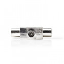 Coax Splitter IEC (Coax) Male-2x IEC (Coax) Female Metal