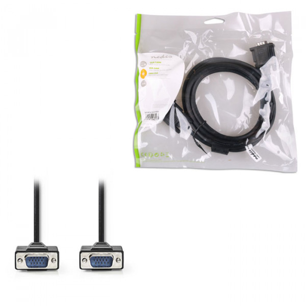 VGA Cable VGA Male-VGA Male 2.0m Black