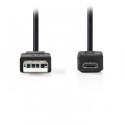 USB 2.0 Cable A Male-Micro B Male 0.5m Black