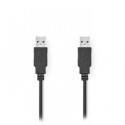 USB 2.0 Cable A Male-A Male 1.0m Black