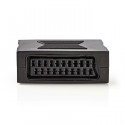 SCART Adapter SCART Female-SCART Female Black