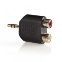 Stereo Audio Adapter 3.5 mm Male - 2x RCA Female