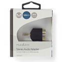 Stereo Audio Adapter 3.5 mm Male - 2x RCA Female