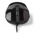 NEDIS MSWD300BK - Wired Desktop Mouse 1000dpi 3-Button Black