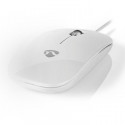 NEDIS MSWD200WT - Wired Mouse 1000 DPI 3-Button White