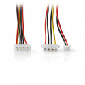 Internal Power Cable Molex Male - Molex Female + 3-pin Fan Power 0.15 m Various