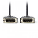 DVI Cable DVI-I 24+5-pin Male - DVI-I 24+5-pin Male 2.0m Black