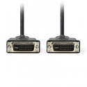 DVI Cable DVI-I 24+5-pin Male - DVI-I 24+5-pin Male 2.0m Black