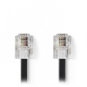 Telecom Cable RJ11 Male - RJ11 Male 2.0 m Black