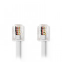 Telecom Cable RJ11 Male - RJ11 Male 2.0 m white