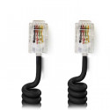 Telecom Cable RJ10 Male - RJ10 Male 2.0 m black