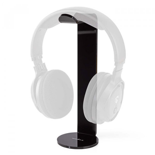 NEDIS HPST100BK - Headphones Stand ABS 87 x 244 mm Black