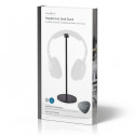 NEDIS HPST200BK - Headphones Stand Aluminium Design 98x276 mm Black