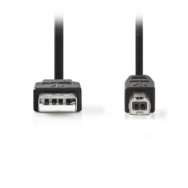 USB 2.0 Cable A Male - USB-B Male 3.0m Black