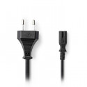 Power Cable Euro Plug - IEC-320-C7 2.0m Black