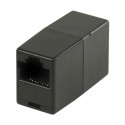 Cat 5 Crossover Network Adapter RJ45 Female - RJ45 Female Black