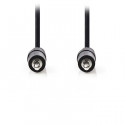 Stereo Audio Cable 3.5 mm Male - 3.5 mm Male 0.5 m Black