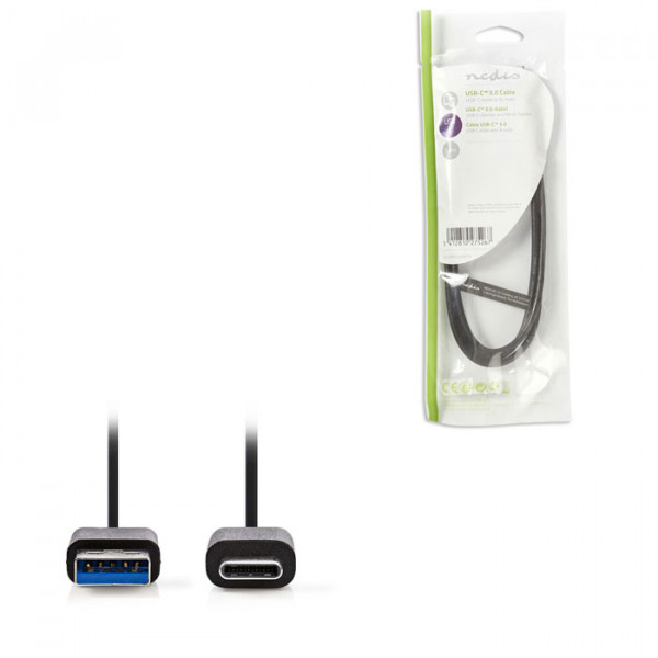 USB 3.1 Cable Type-C Male - A Male 1.0 m Black