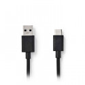 USB 3.1 Cable Type-C Male - A Male 1.0 m Black