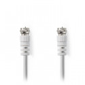 Satellite & Antenna Cable F Male - F Male 1.5 m White