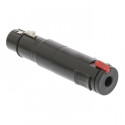 XLR Adapter Stereo XLR 3-pin Female - 6.3 mm Female Black