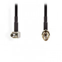SMA Adapter Cable SMA Female - TS9 Male 0.20 m Black