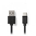USB 2.0 Cable Type-C Male - A Male 2.0 m Black