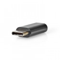 USB 2.0 Adapter Type-C Male - Micro B Female Black