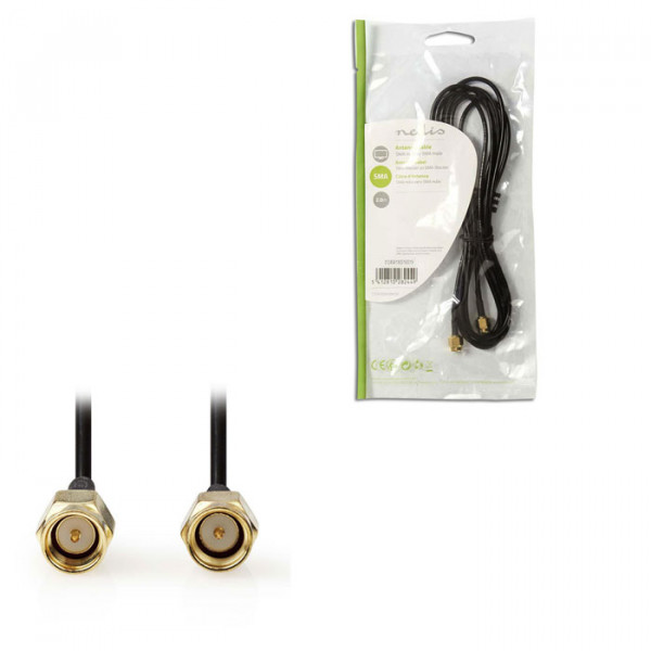 Antenna Cable SMA Male - SMA Male 2.0 m Black